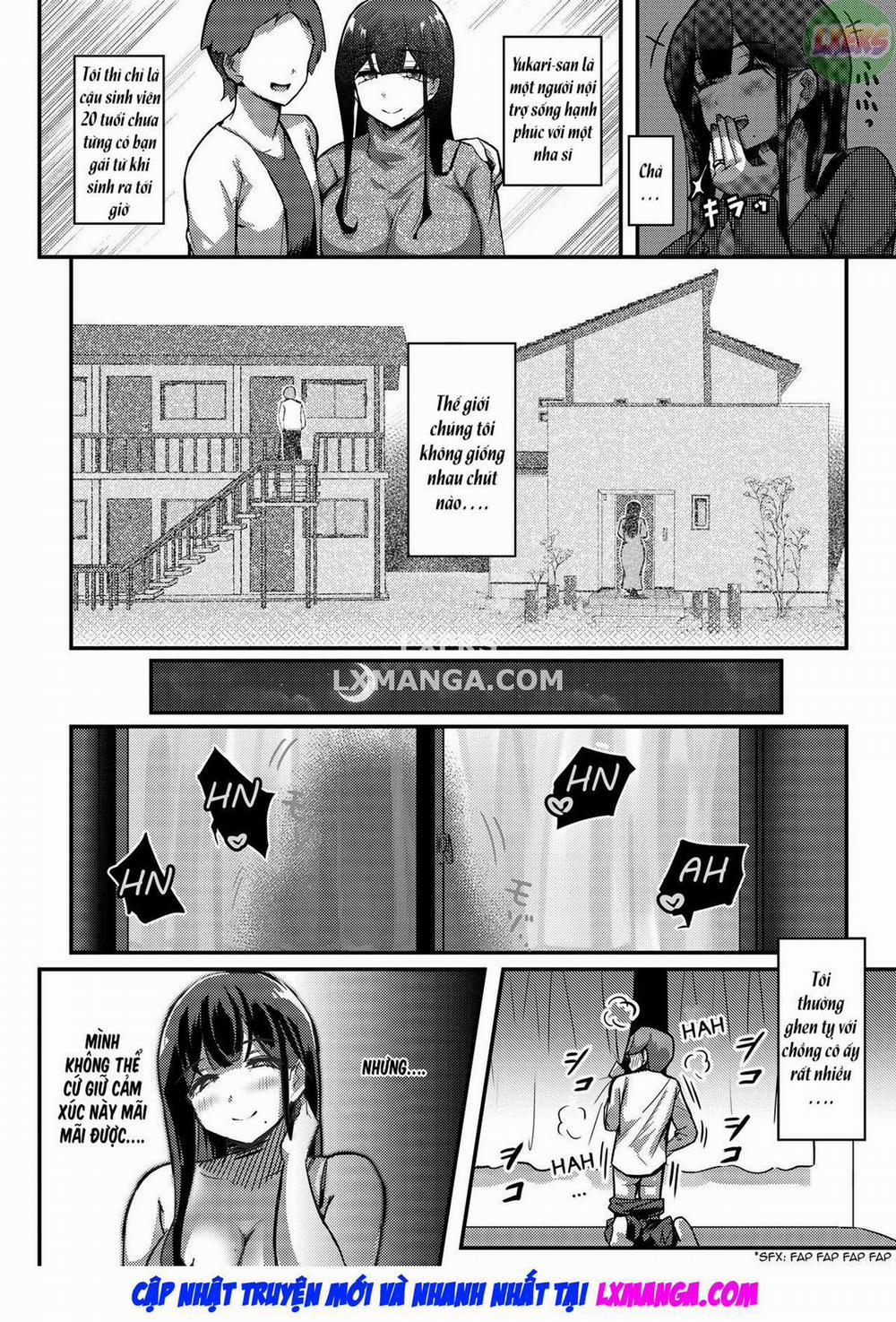 Otonari-San No Muchimuchi Wakazuma To Matching Shichatta Hanashi Oneshot trang 6