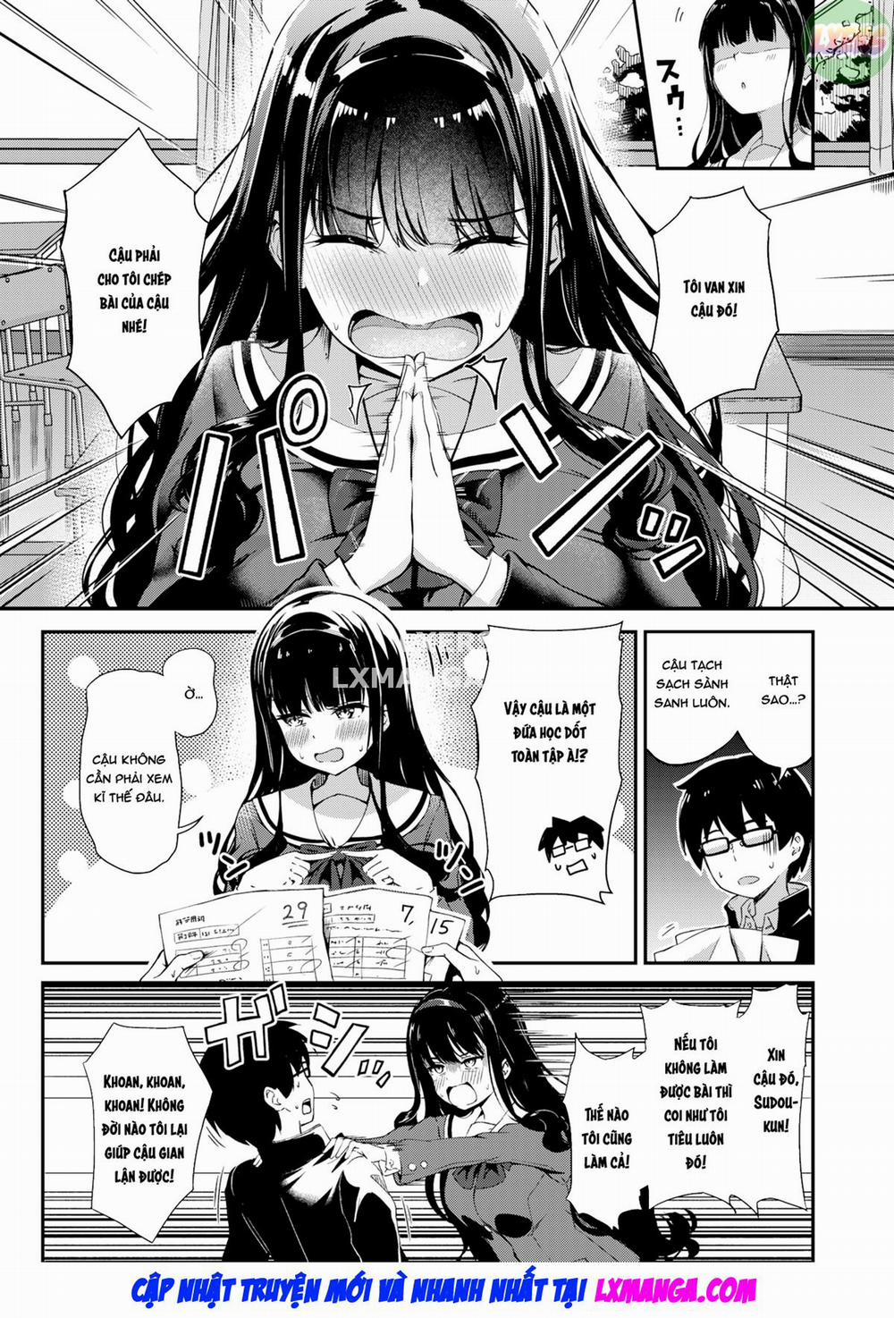 Otsukimi-san wa Benkyou ga Dekinai Oneshot trang 3