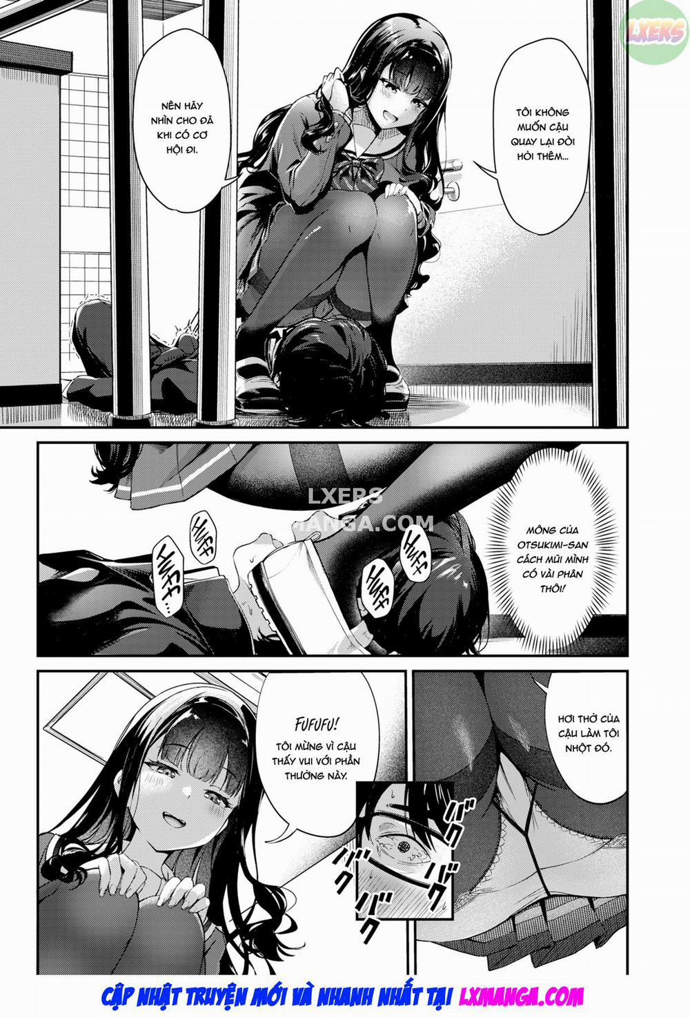 Otsukimi-san wa Benkyou ga Dekinai Oneshot trang 9