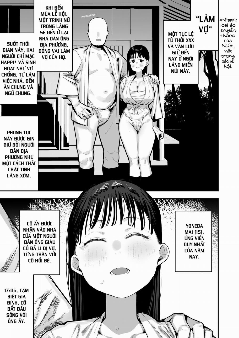 ...Oyome-san no Renshuu... ga Aru Mura de no Toaru Danjo no Kiroku Oneshot trang 2