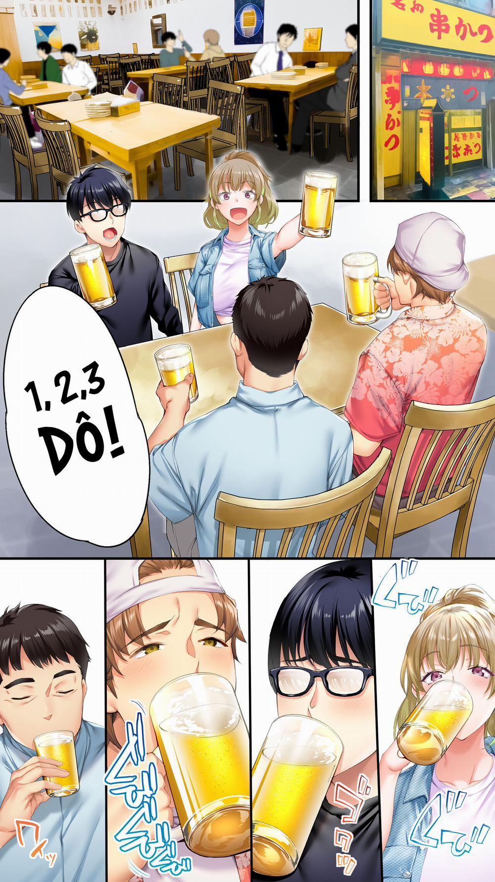 Panpan Travelers Oosaka Shuudan Rapehen Oneshot trang 9