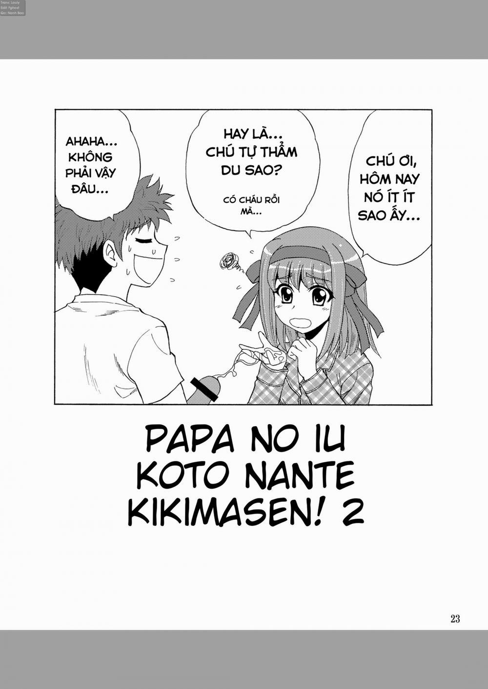 Papa no Iu Koto Nante Kikimasen! (Papa No Iu Koto Wo Kikinasai) 2 trang 23