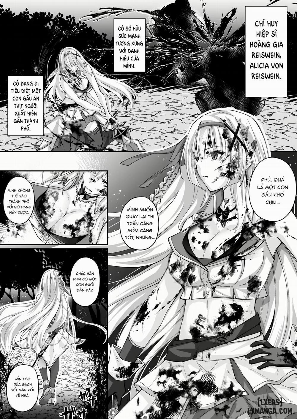 Parasite Rubber - The Tale of a Princess Knight Parasitized by Black Rubber Tentacle Clothes Oneshot trang 2