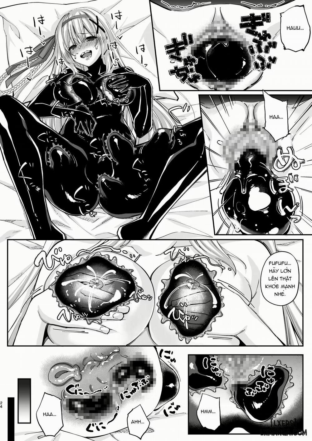 Parasite Rubber - The Tale of a Princess Knight Parasitized by Black Rubber Tentacle Clothes Oneshot trang 23