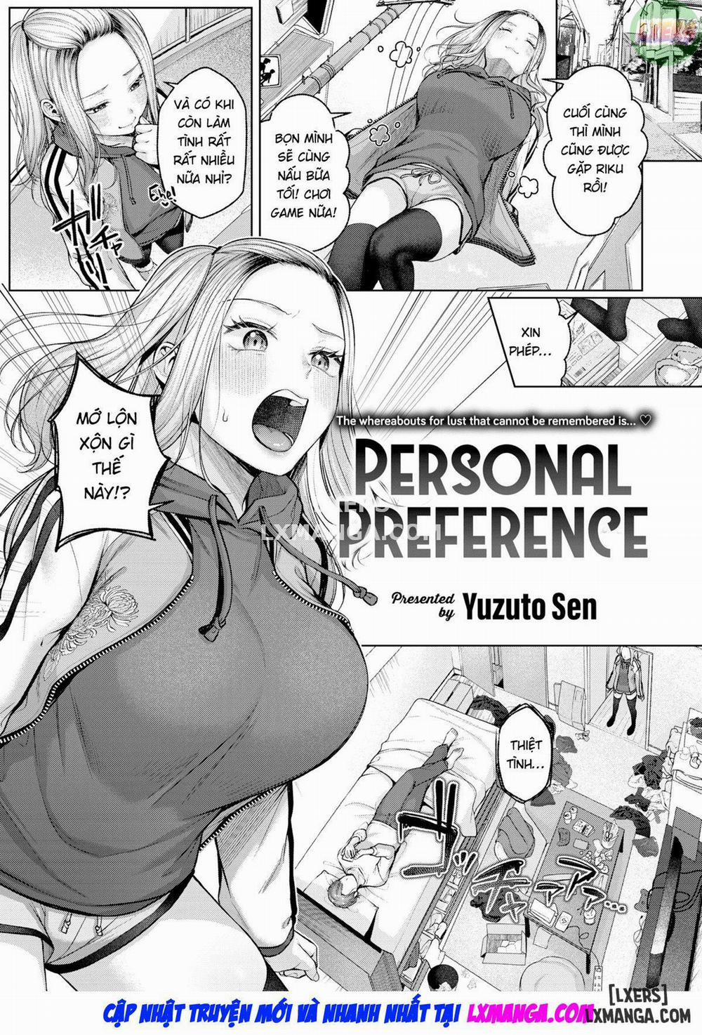 Personal Preference Oneshot trang 3