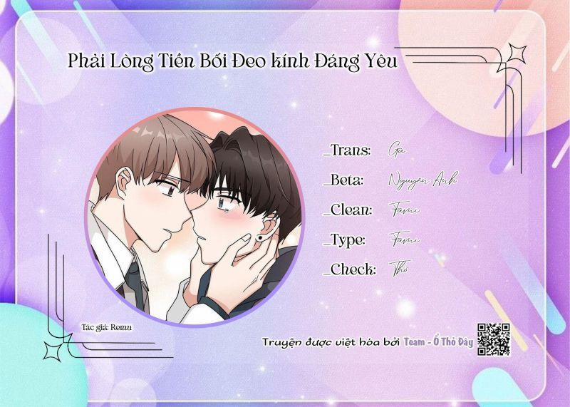 Phải Lòng Tiền Bối Đeo Kính Đáng Yêu 10 trang 0