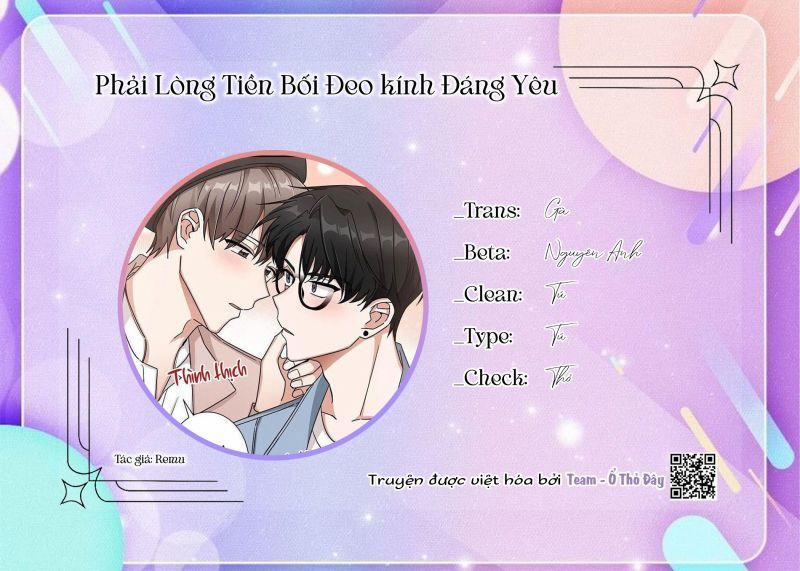 Phải Lòng Tiền Bối Đeo Kính Đáng Yêu 5 trang 0
