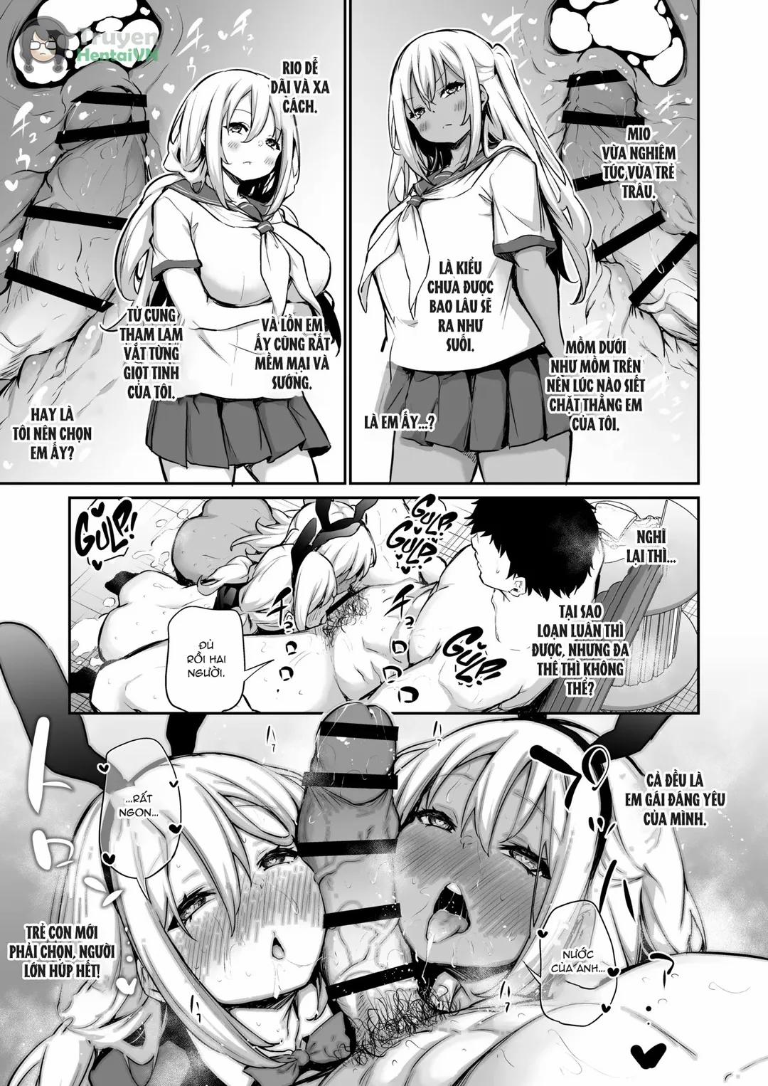 Phải thụ thai cho em gái mới được rời khỏi làng này Oneshot trang 39