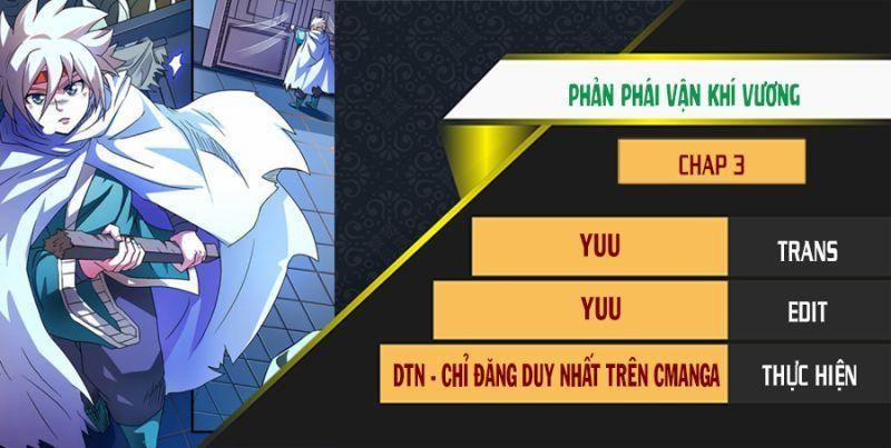 Phản Phái Vận Khí Vương 3 trang 0