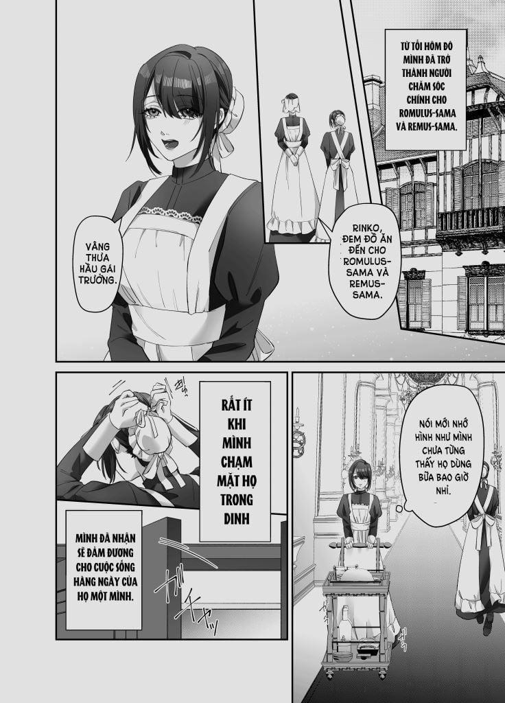 Phục Vụ Quên Mình Cho Cặp Song Sinh Ma Cà Rồng 1.5 trang 7