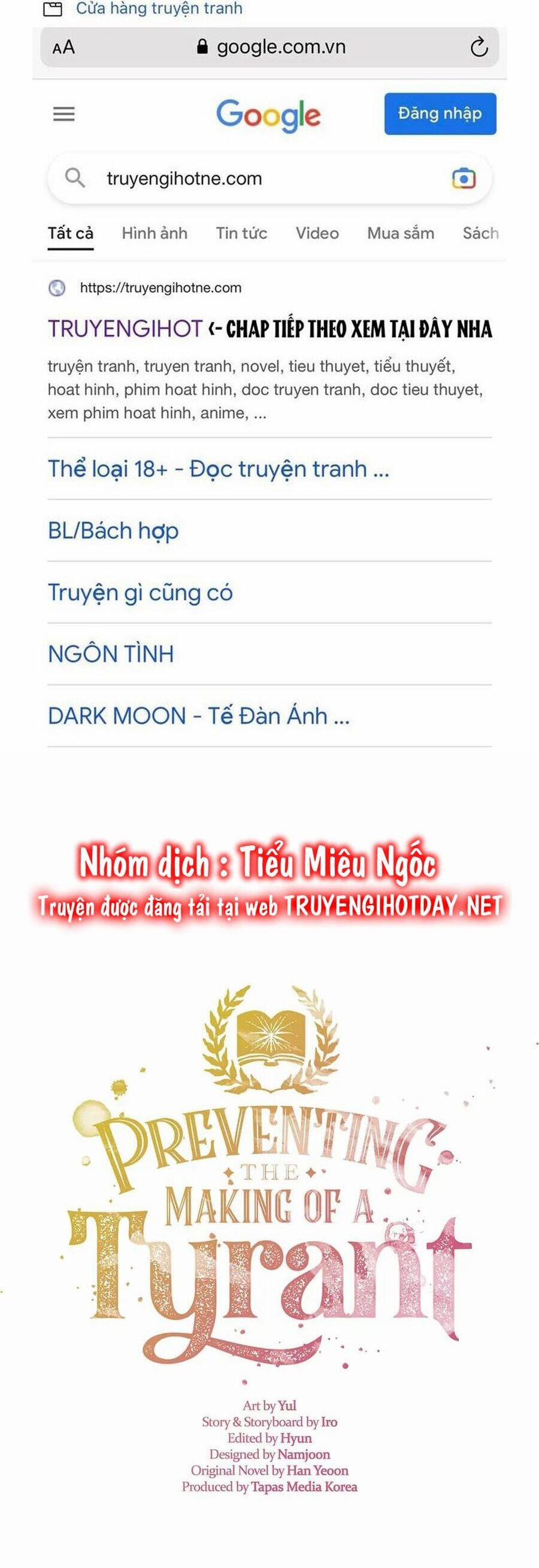 Phương Pháp Ngăn Bạo Chúa Hắc Hoá 83 trang 1
