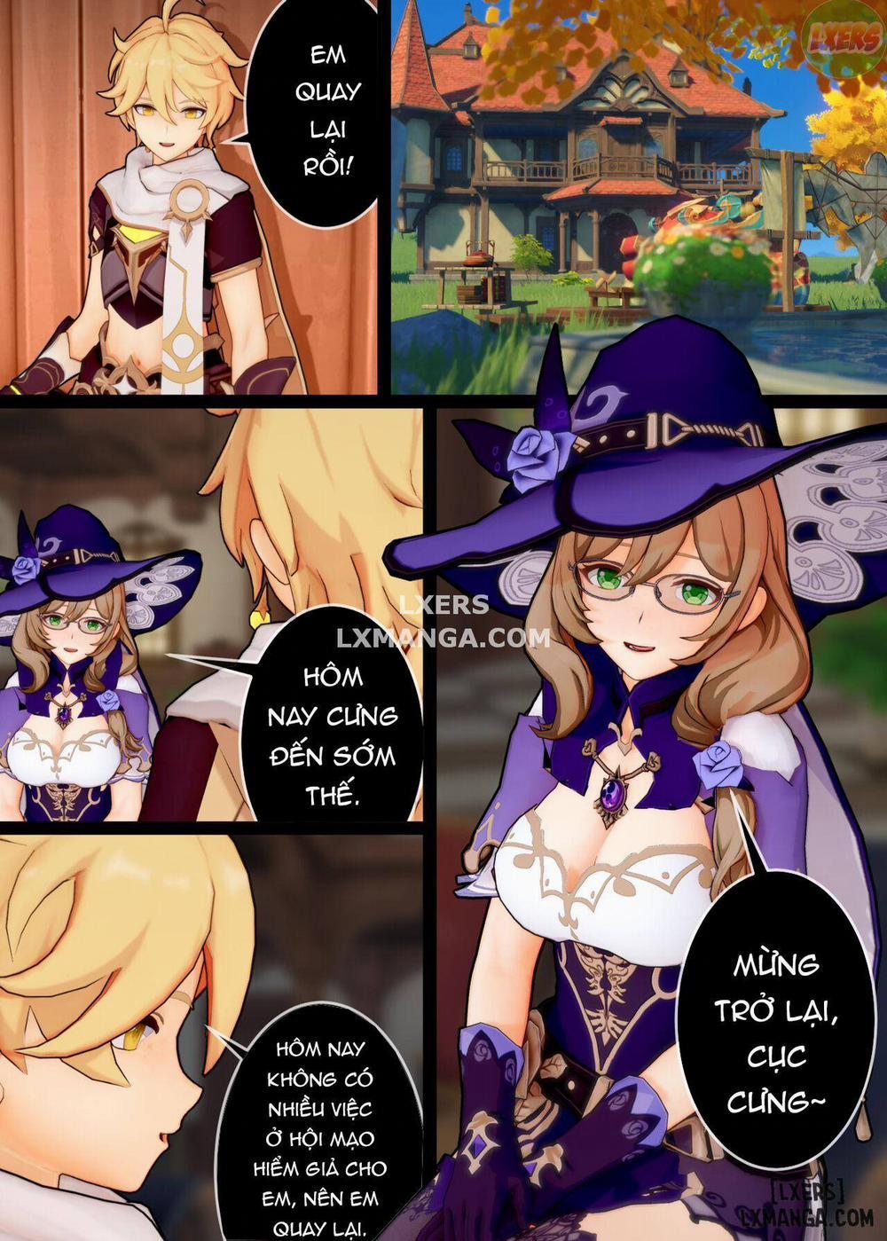 Please Teach Me Lisa-san Oneshot trang 4