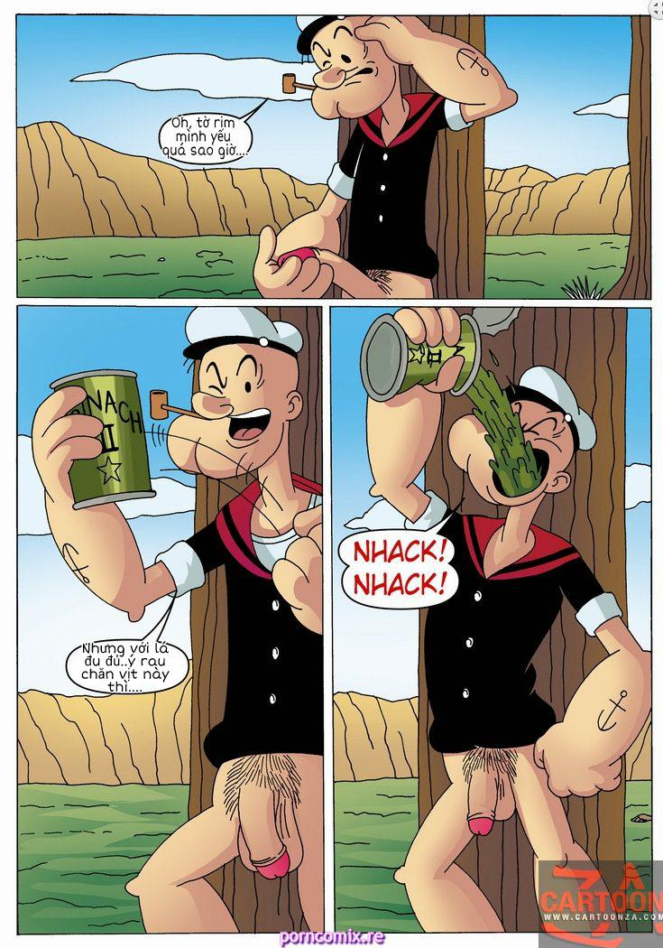 Popeye thủy thủ rau chân vịt Oneshot trang 9