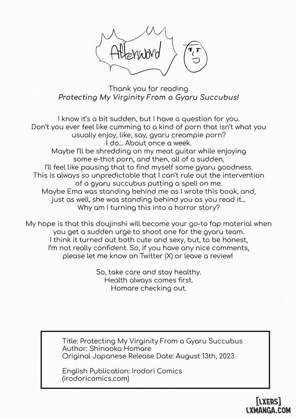 Protecting my Virginity From a Gyaru Succubus Oneshot trang 51