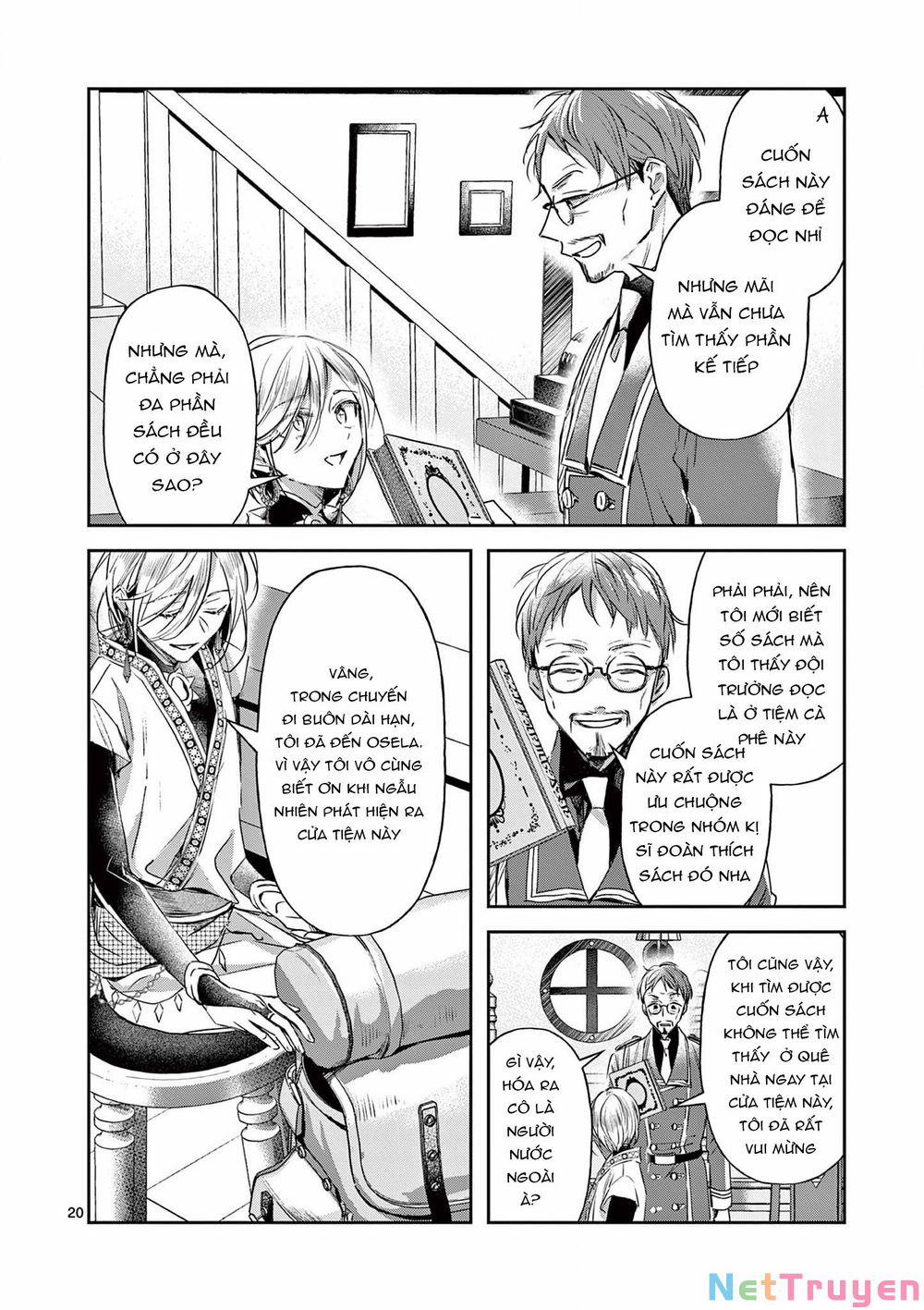 Quán Cà Phê Sách Của Vị Cứu Tinh Ở Một Thế Giới Khác 21 trang 21