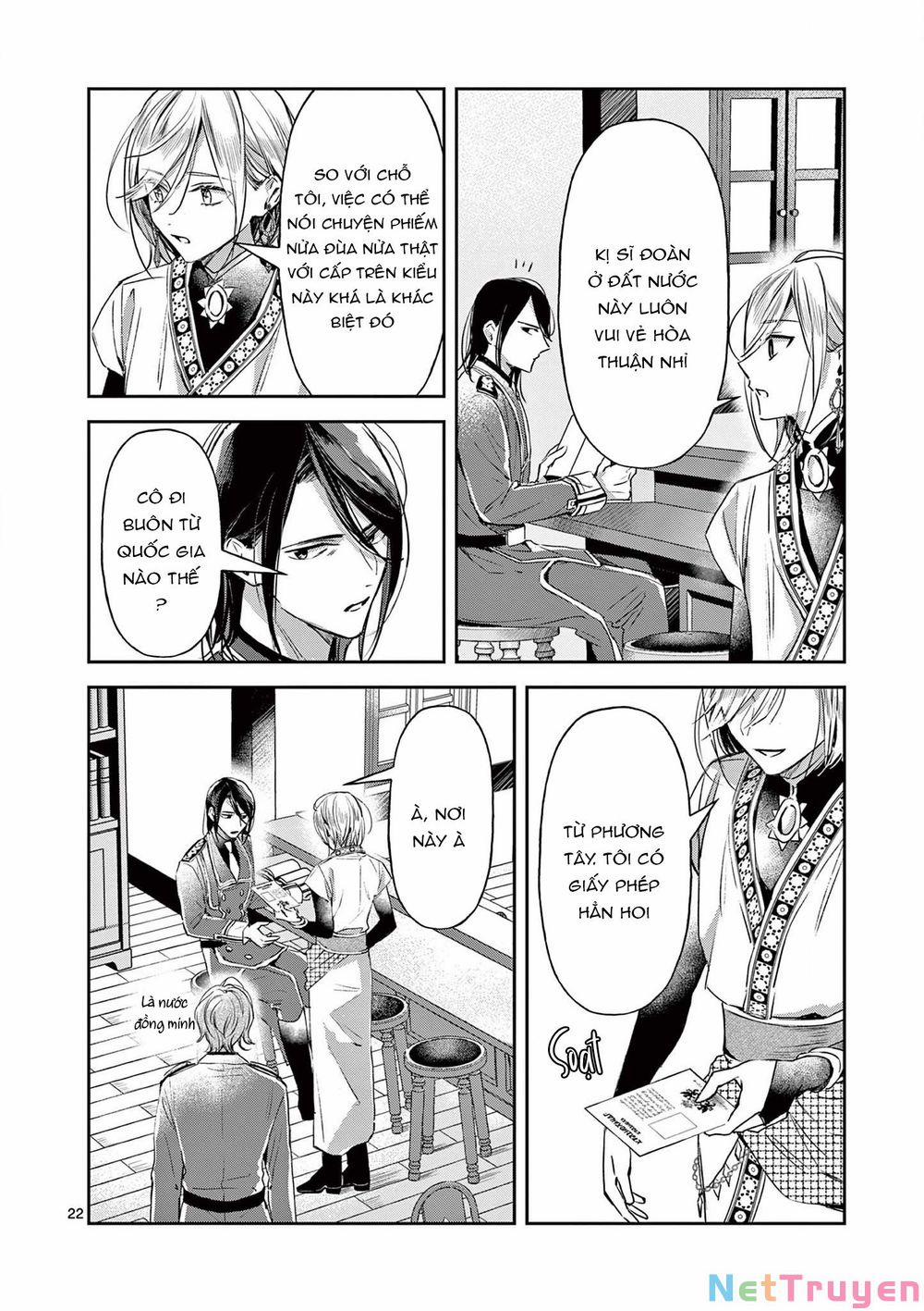 Quán Cà Phê Sách Của Vị Cứu Tinh Ở Một Thế Giới Khác 21 trang 23