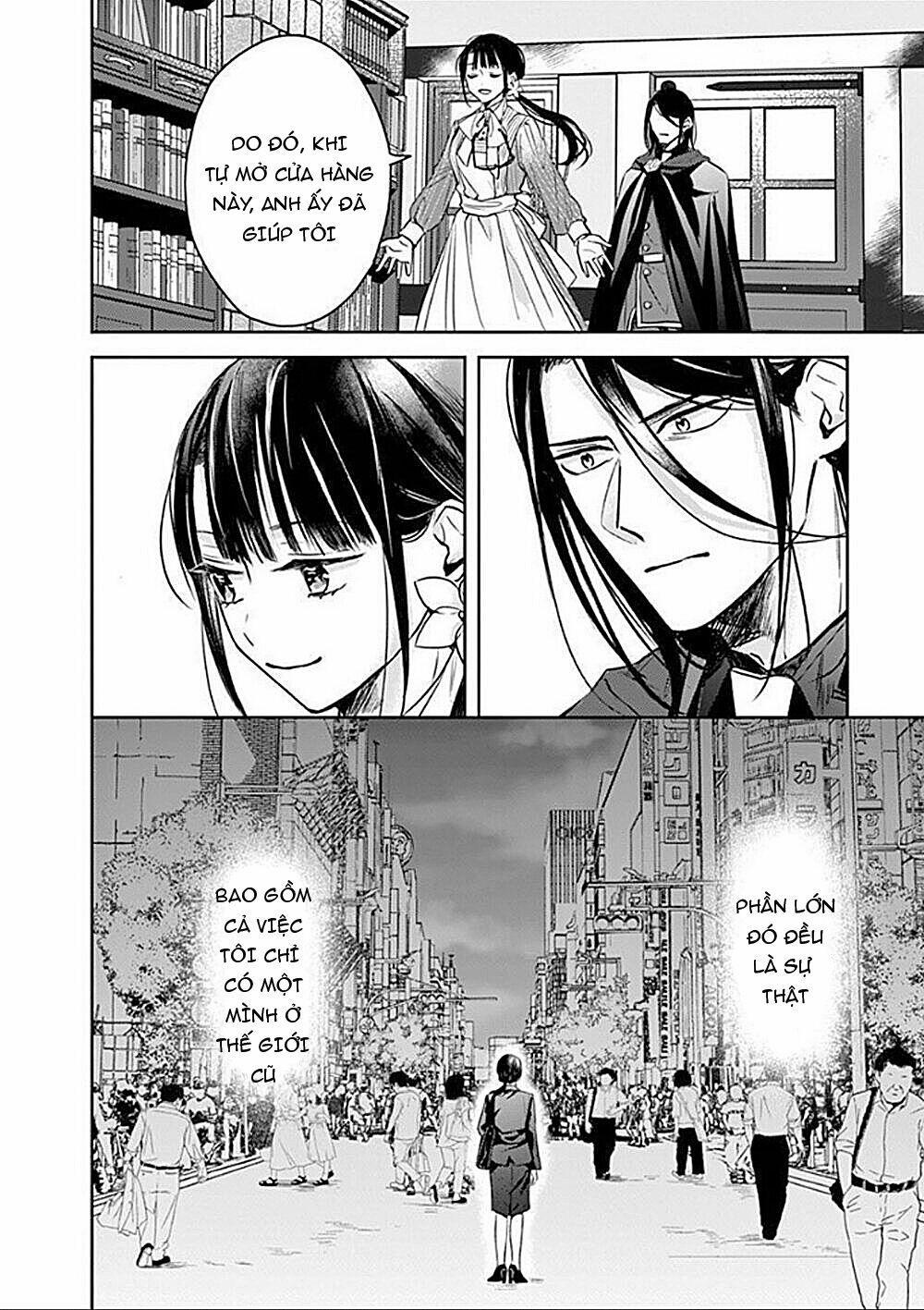 Quán Cà Phê Sách Của Vị Cứu Tinh Ở Một Thế Giới Khác 6 trang 16