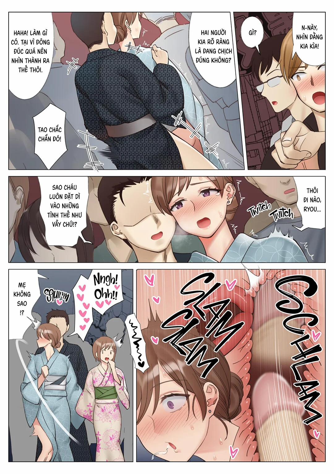 Quan hệ với mẹ của bạn gái tôi 4 trang 33