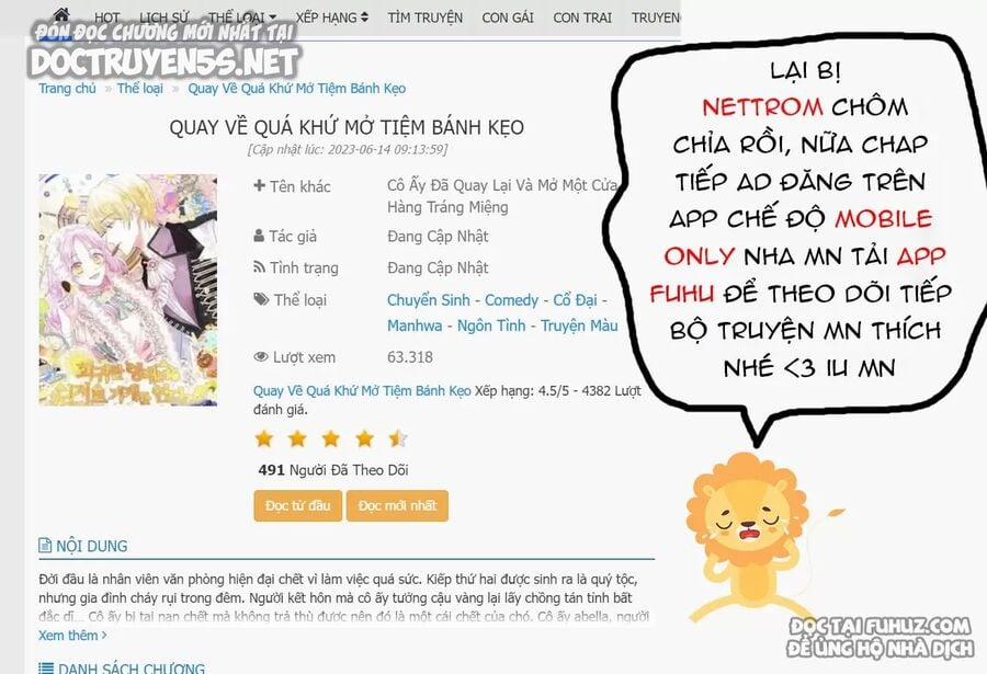 Quay Về Quá Khứ Mở Tiệm Bánh Kẹo 50.1 trang 46