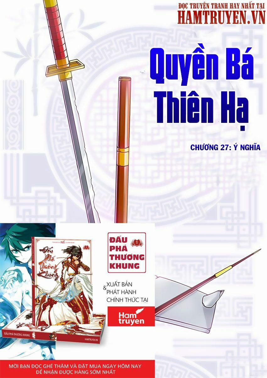 Quyền Bá Thiên Hạ 27 trang 1