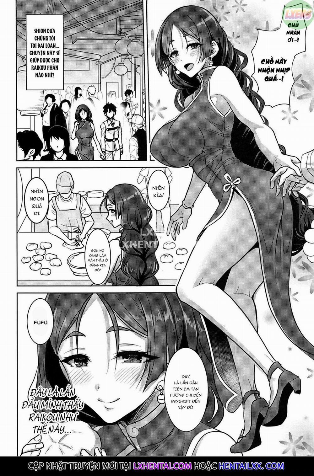 Raikou Mama to Amaama Musabori SEX Ryokouki Oneshot trang 5