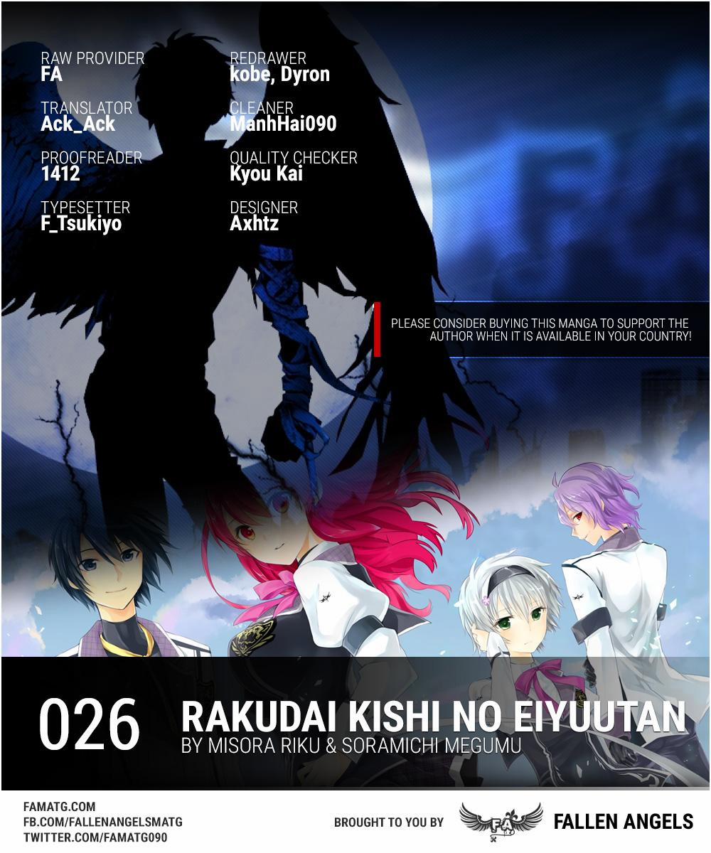 Rakudai Kishi No Eiyuutan 26 trang 0