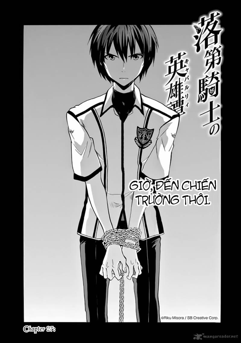 Rakudai Kishi No Eiyuutan 27 trang 1