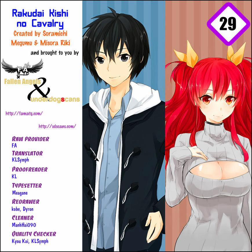 Rakudai Kishi No Eiyuutan 29 trang 1