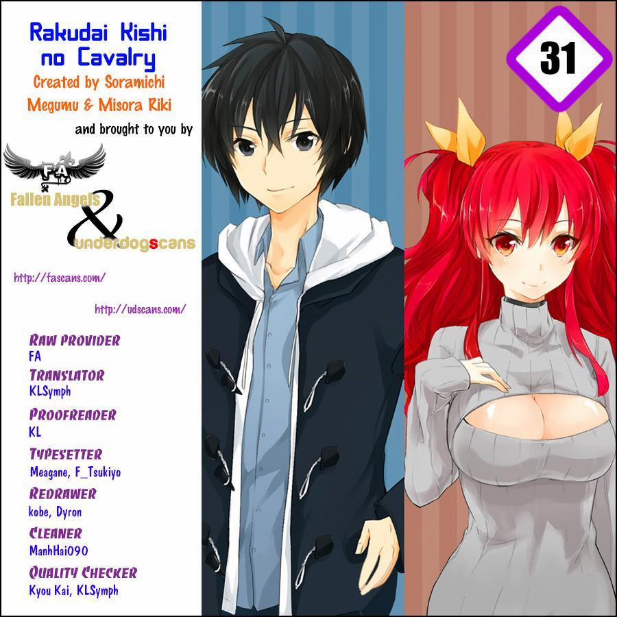 Rakudai Kishi No Eiyuutan 31 trang 1
