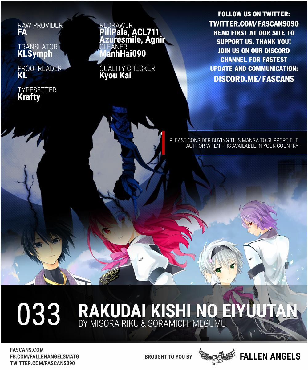 Rakudai Kishi No Eiyuutan 33 trang 1