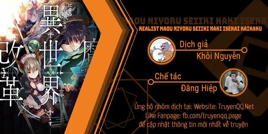 Realist Maou Niyoru Seiiki Naki Isekai Kaikaku 20 trang 0