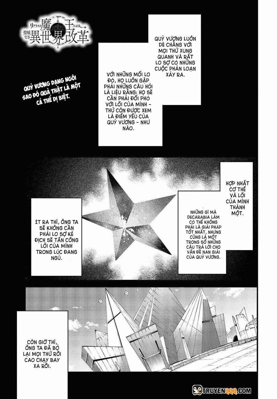 Realist Maou Niyoru Seiiki Naki Isekai Kaikaku 33 trang 1