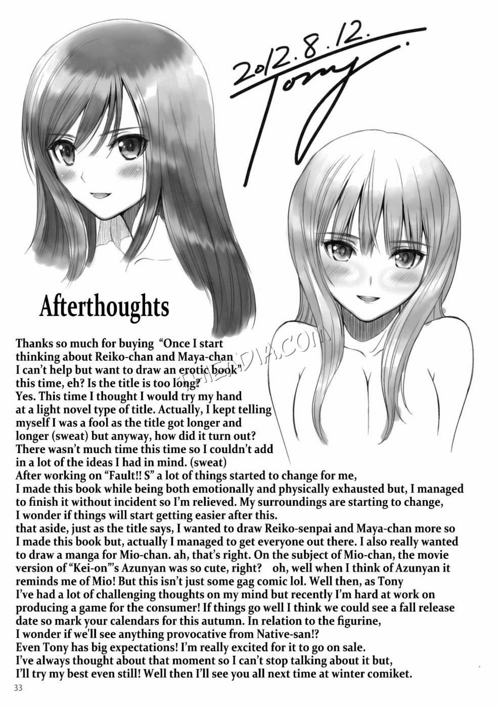 Reiko-san to Mayo-chan no Koto wo Omotte Itara (Fault) Oneshot [Full Color] trang 30