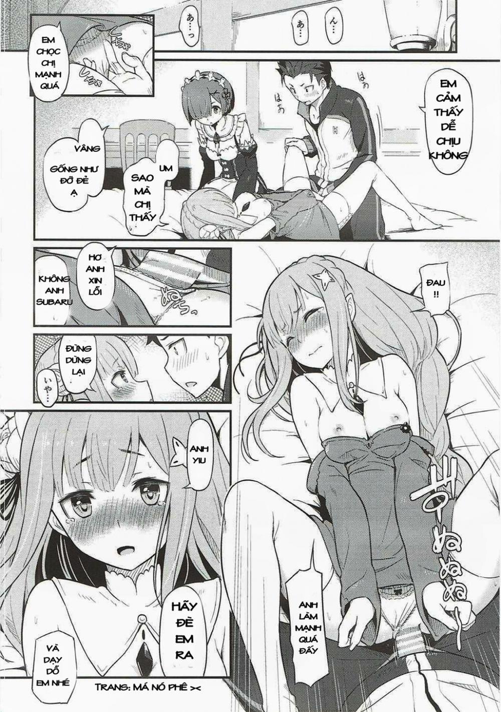 Rem no Emilia Kuttsuke Daisakusen (Re:Zero kara Hajimeru Isekai Seikatsu) Oneshot trang 13