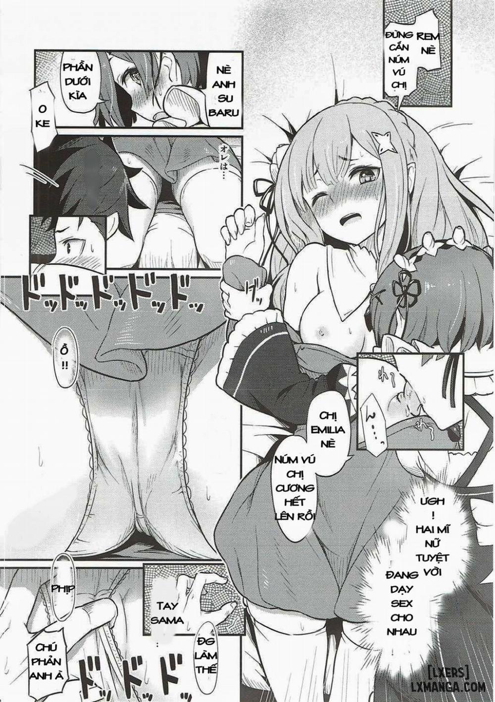 Rem no Emilia Kuttsuke Daisakusen Oneshot trang 12