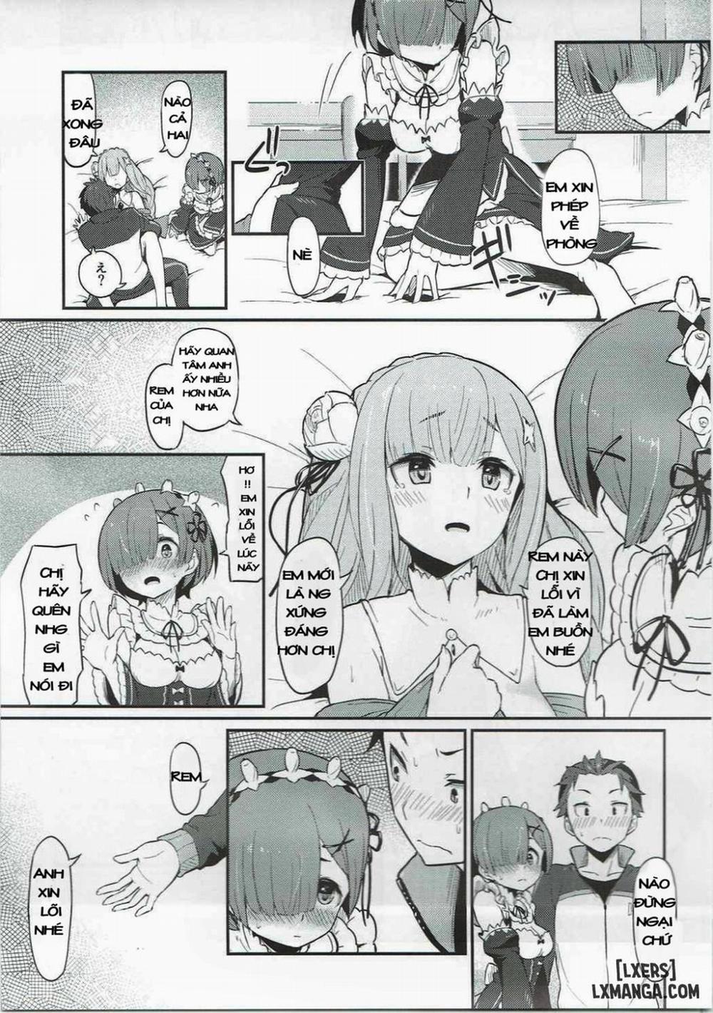Rem no Emilia Kuttsuke Daisakusen Oneshot trang 19