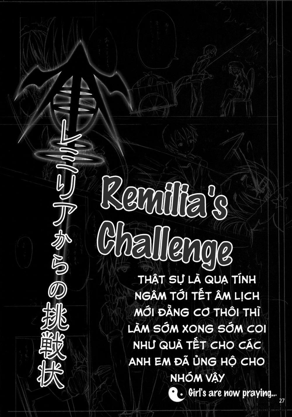 Remilia kara no Chousenjou Oneshot trang 22
