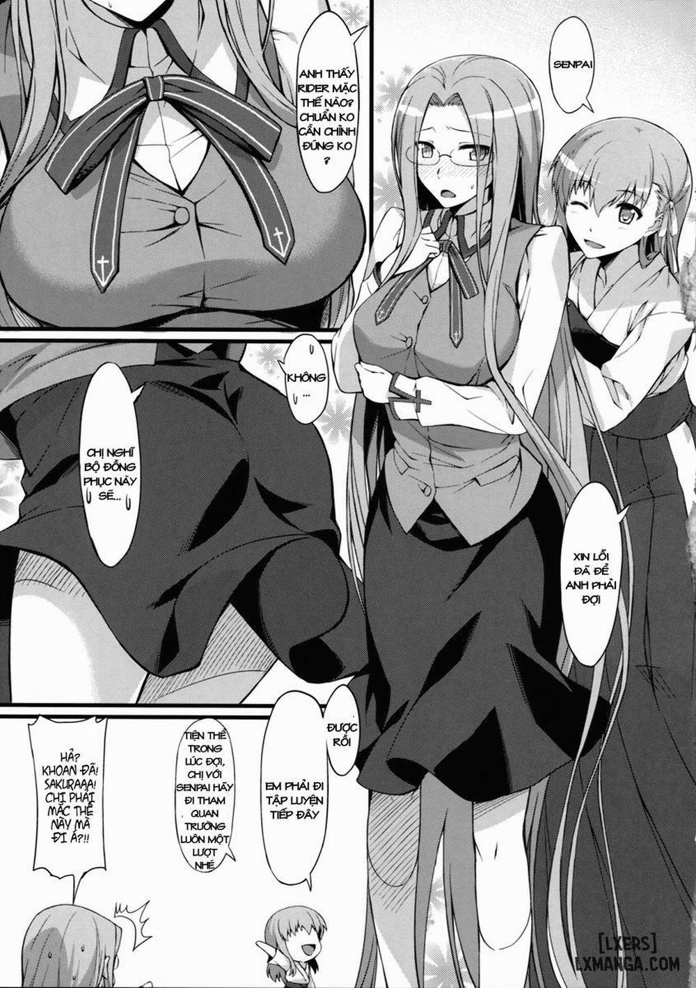 Rider san to Gakusei Fuku Oneshot trang 4