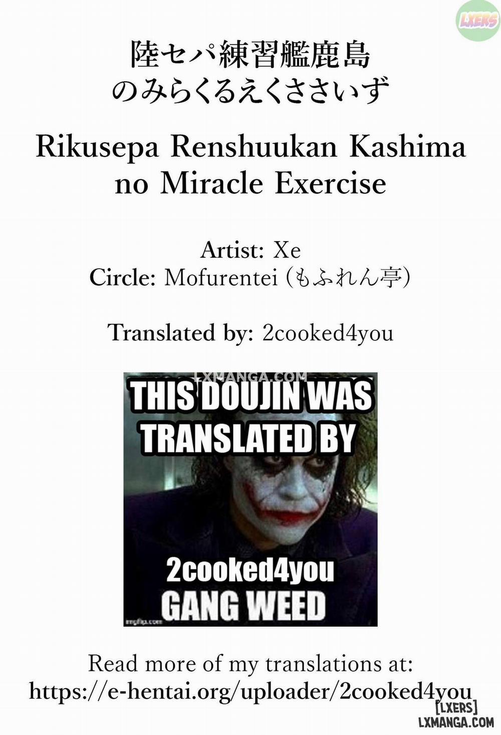 Rikusepa Renshuukan Kashima no Miracle Exercise Oneshot trang 22