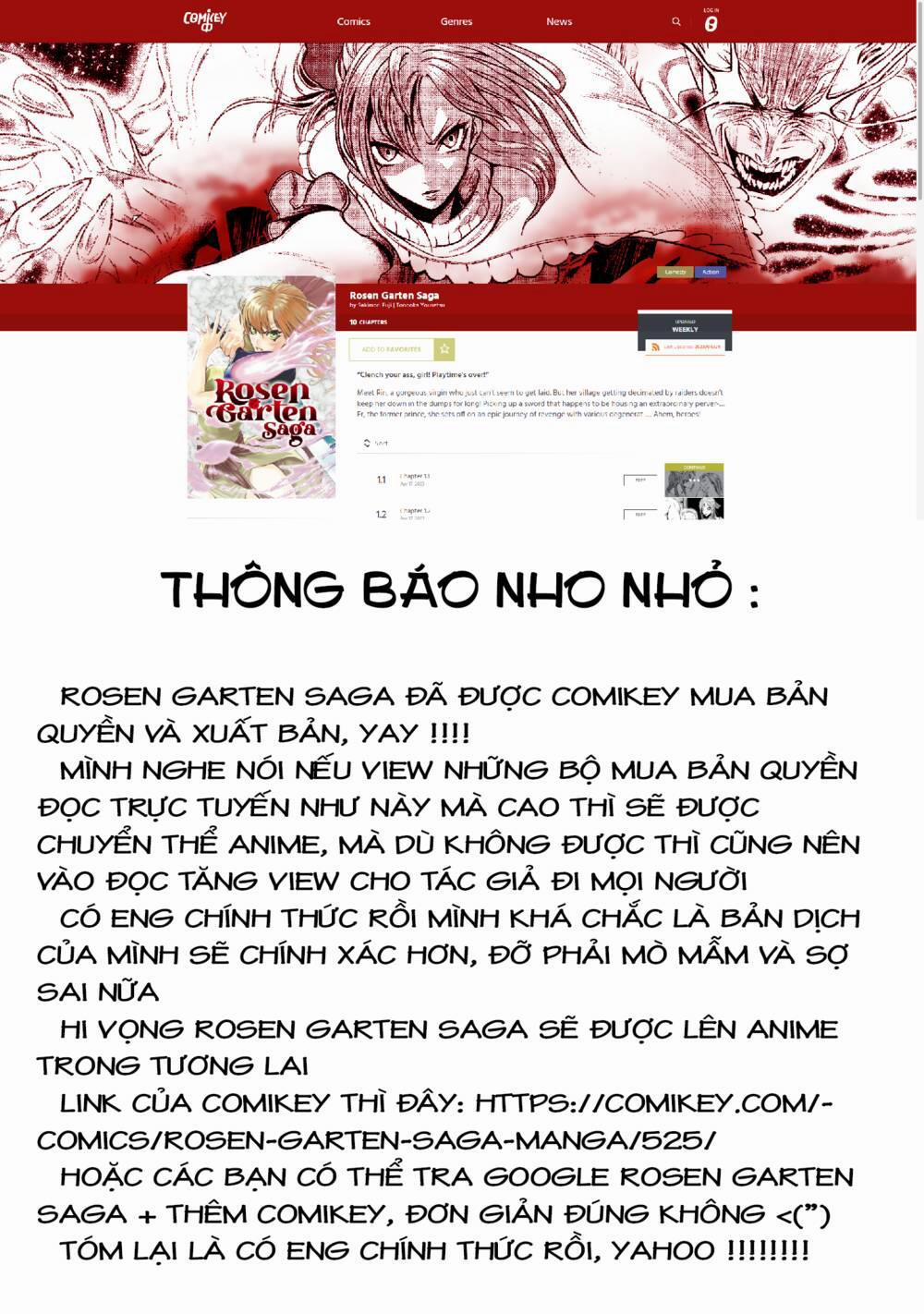 Rosen Garten Saga 0 Thương lượng ～Anormale-Gipfel～ trang 0