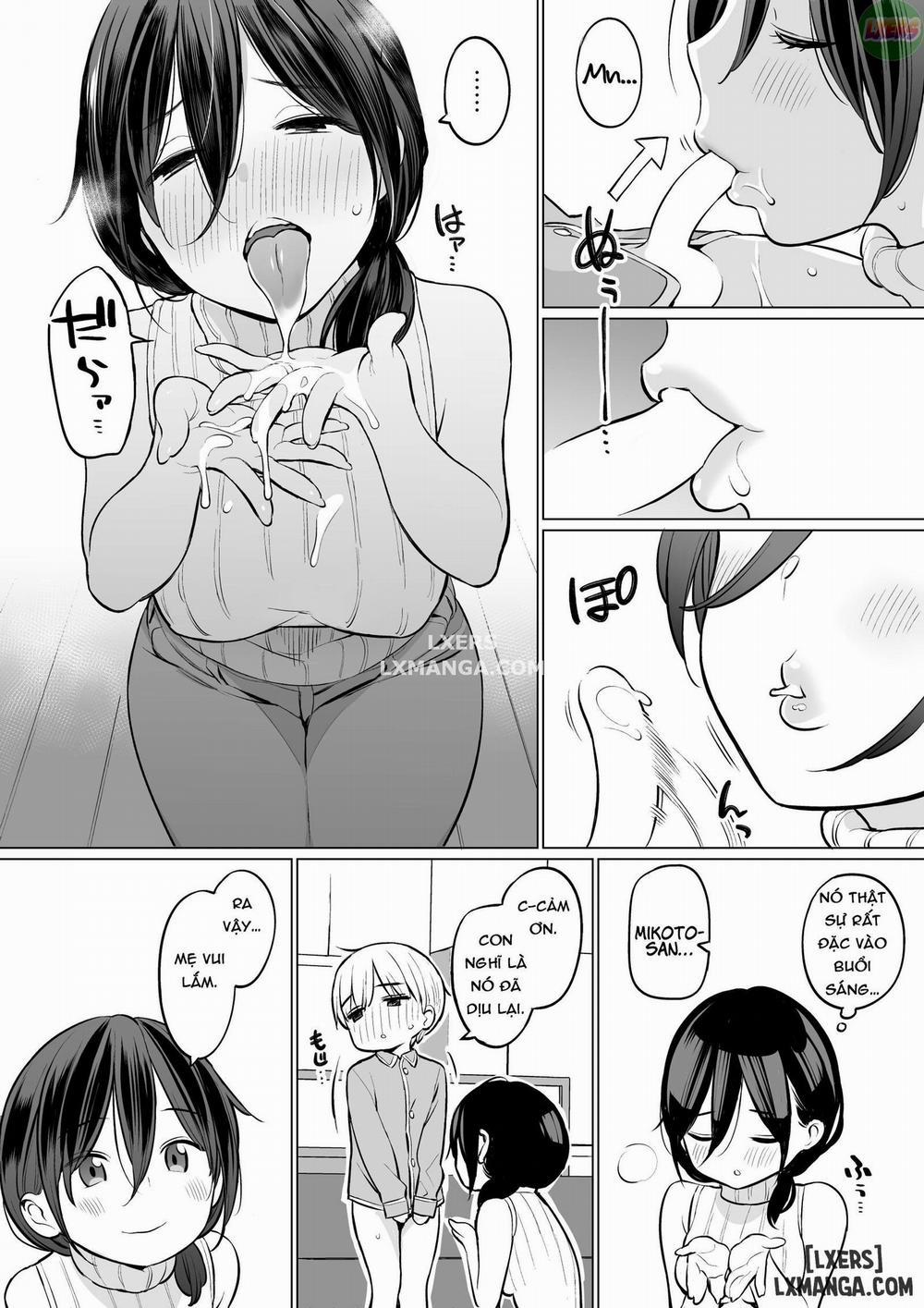 Ryouta-kun Ejaculated for the First Time using His Stepmom Oneshot trang 21