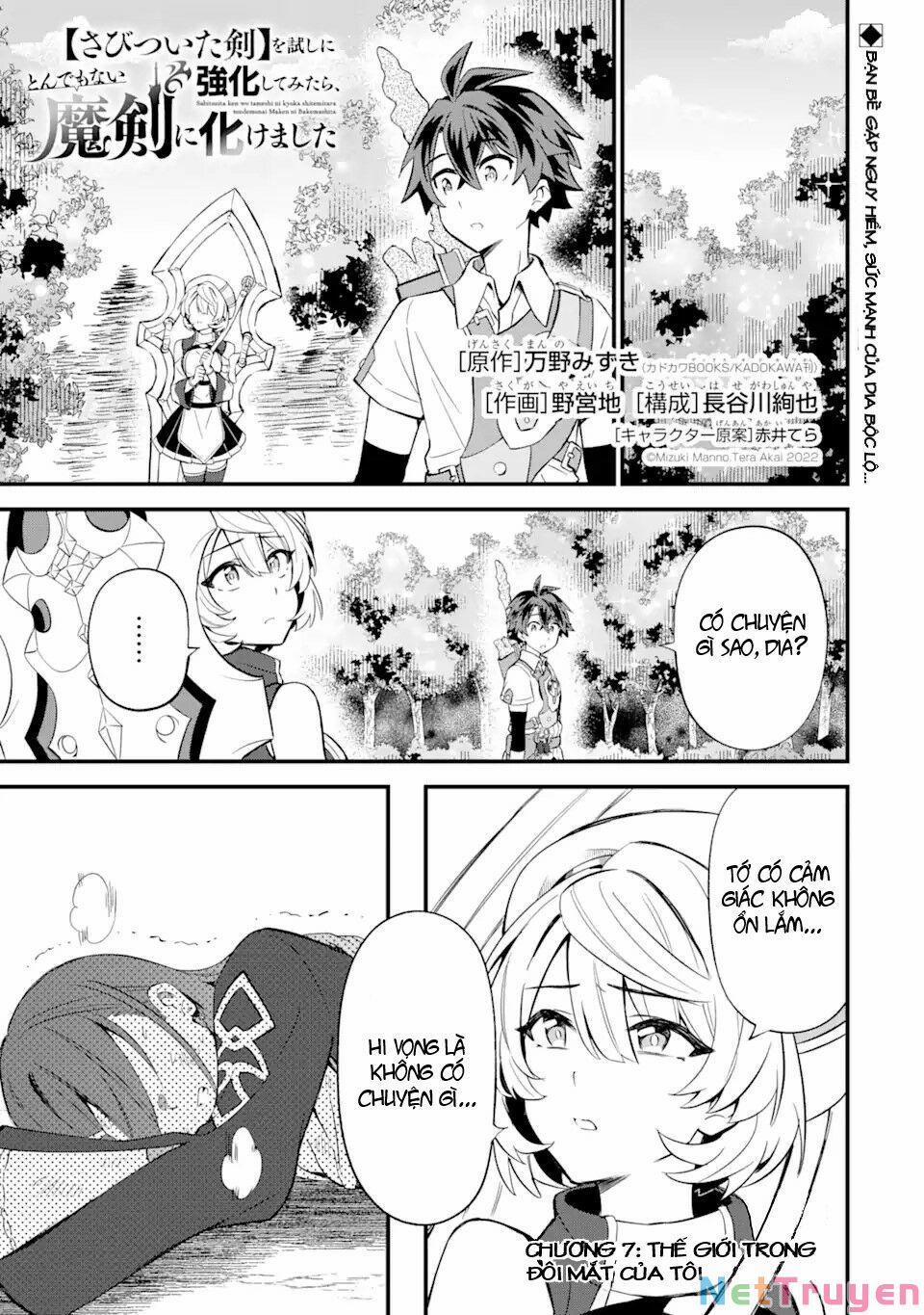 Sabitsuita Ken Wo Tameshi Ni Kyoukashite Mitara, Tondemonai Maken Ni 7 trang 1