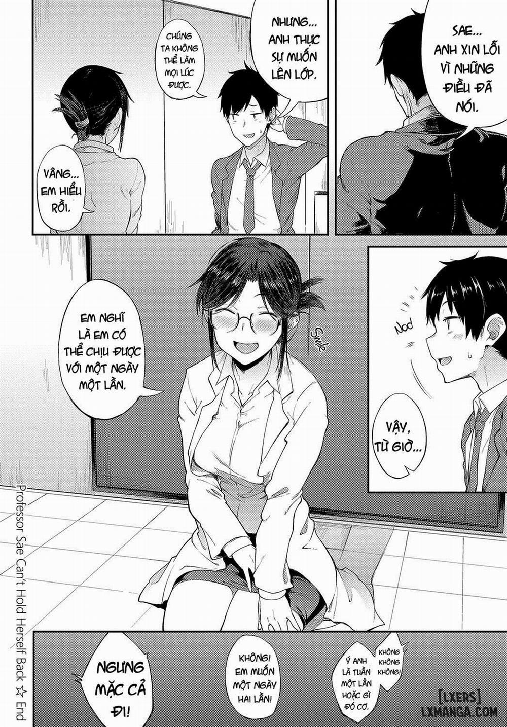 Sae-chan Sensei ha Gaman Dekinai Oneshot trang 19