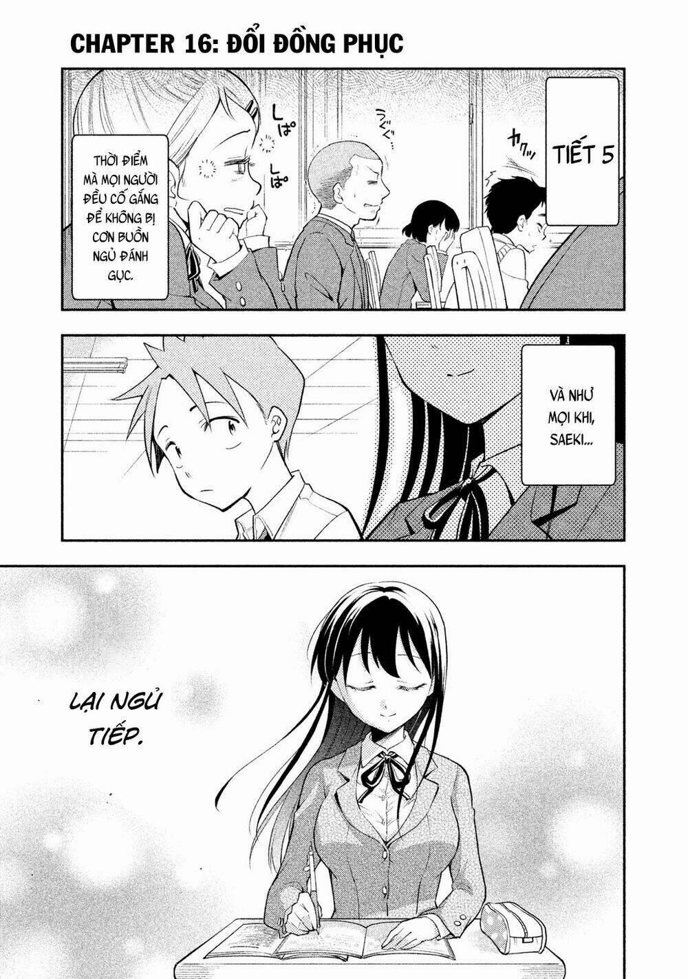 Saeki-San Wa Nemutteru! 16 trang 1
