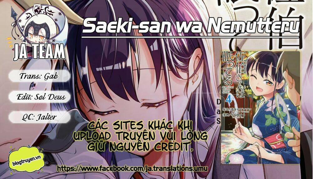 Saeki-San Wa Nemutteru! 20 trang 0
