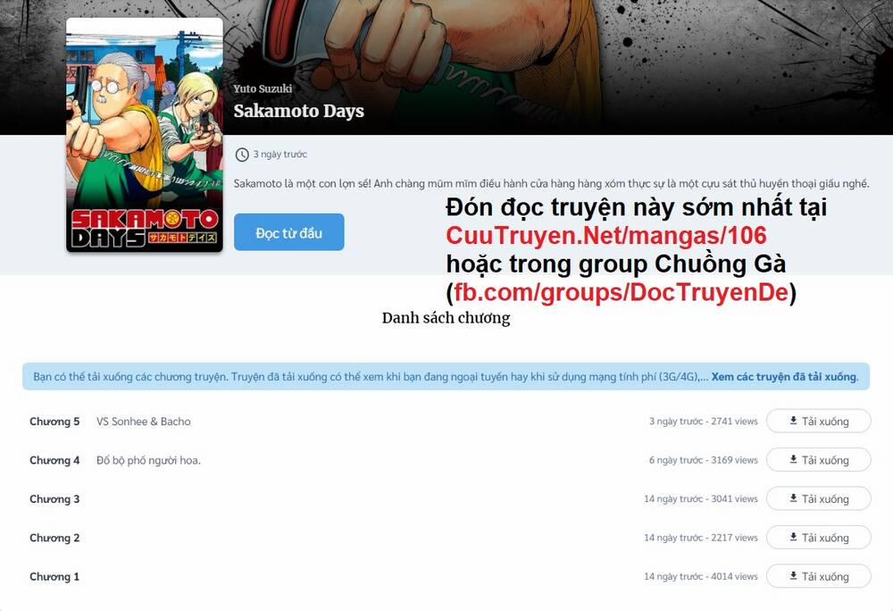 Sakamoto Days 3 trang 0