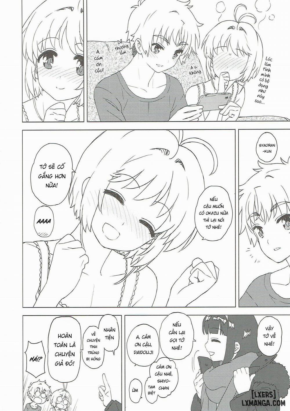 Sakura to Syaoran to Okazu Tsukuri Oneshot trang 24