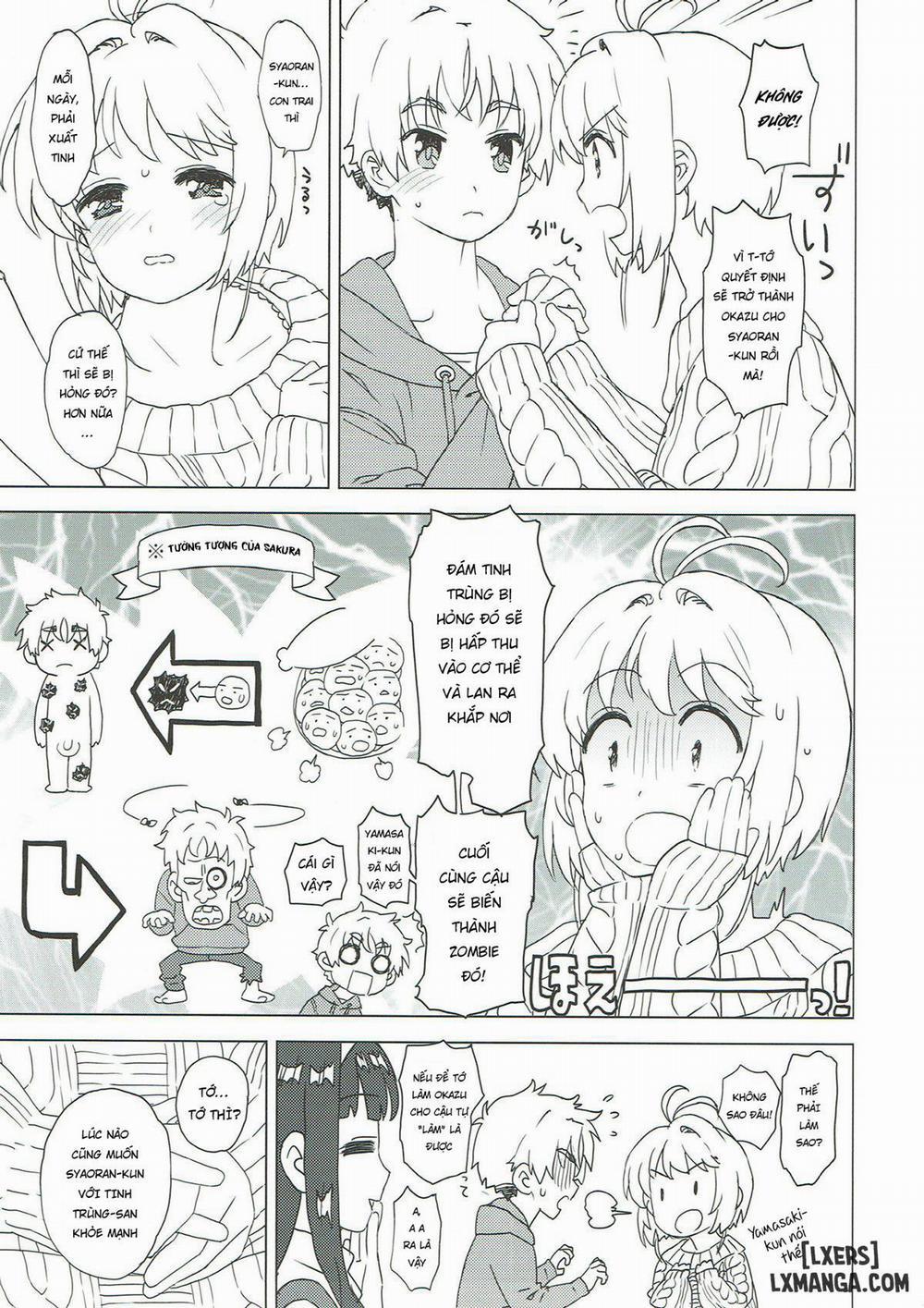 Sakura to Syaoran to Okazu Tsukuri Oneshot trang 7