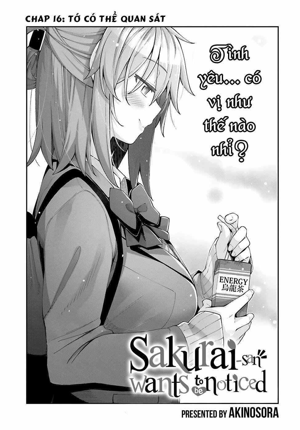 Sakurai-San Wa Kizuite Hoshii 16 trang 1