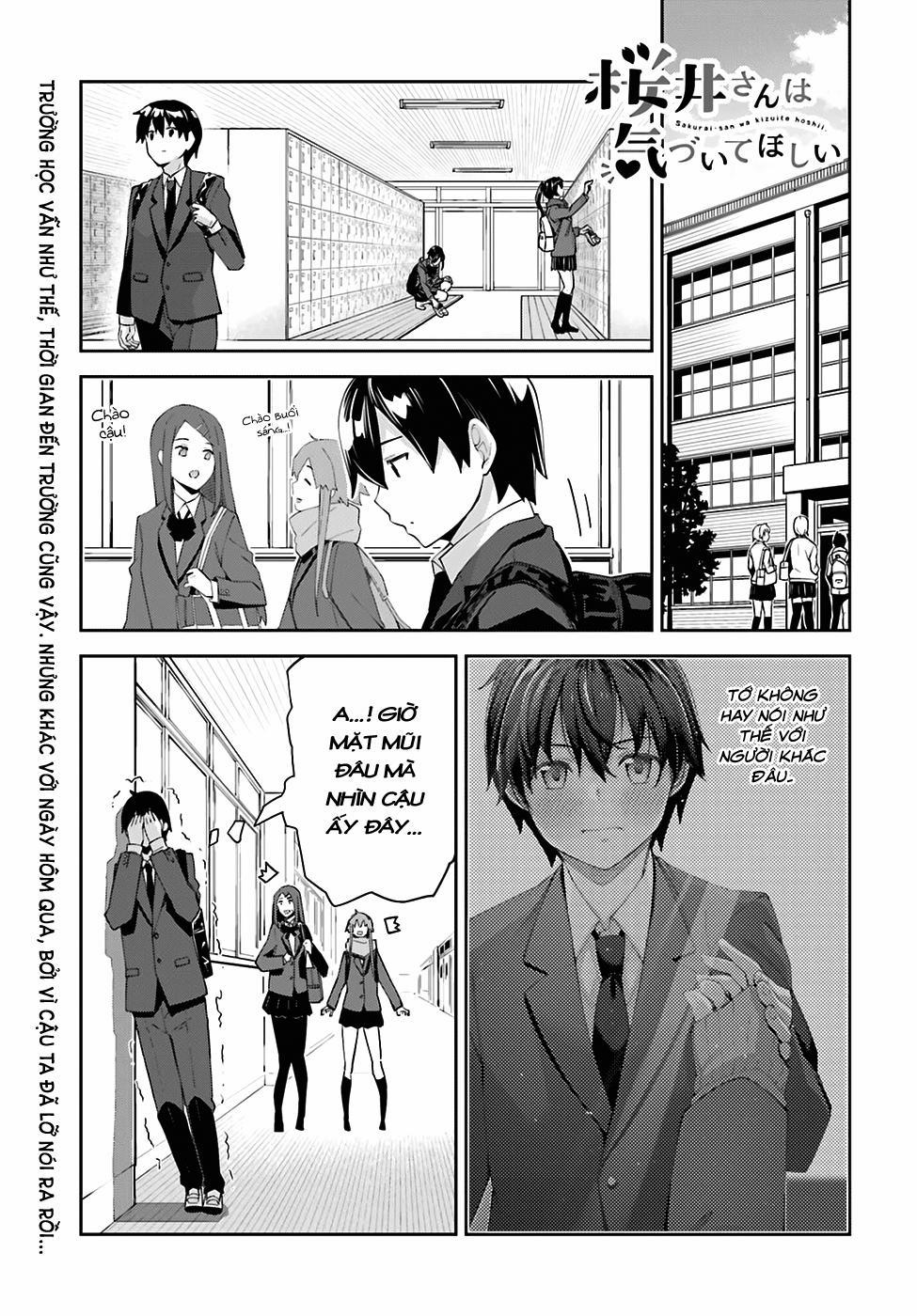 Sakurai-San Wa Kizuite Hoshii 23 trang 1